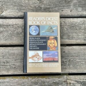 Vintage "Reader's Digest" Book of Facts Hardcover Book Encyclopedia Trivia